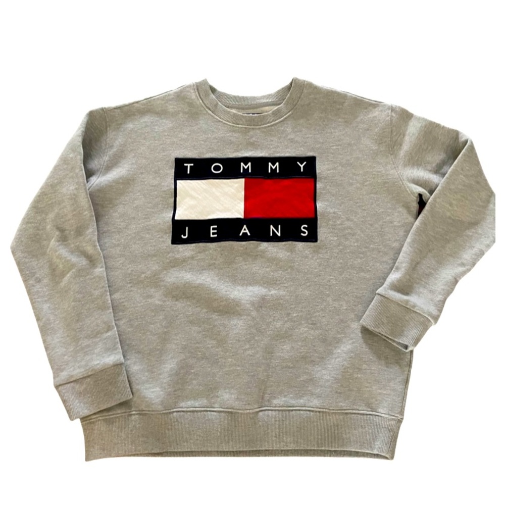 Tommy Jeans Vintage Sweatshirt: Y2K Style: Adult Unisex Small